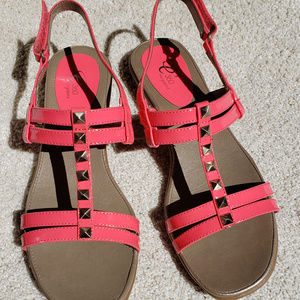 Easy Spirit Coral Gladiator Sandals
